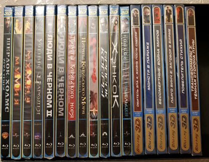 Новые Blu-ray 3D диски в упаковке