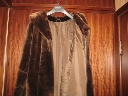Шуба из мутона
