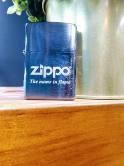 Новая Оригинальная Зажигалка Zippo Name in flame