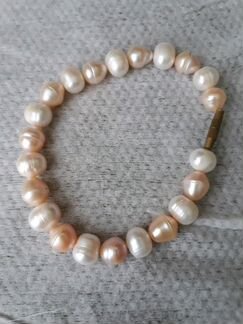 Браслет из крупного жемчуга