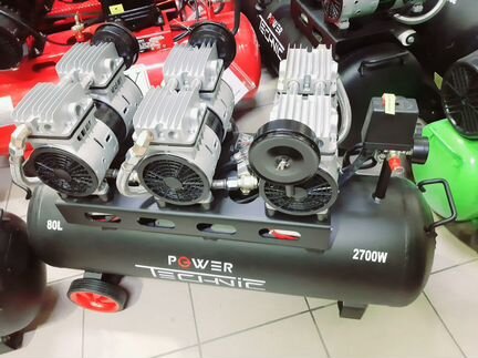 Компрессор power technic ACL480/080 бесшумный