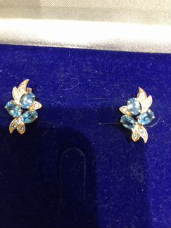 Золотые серьги