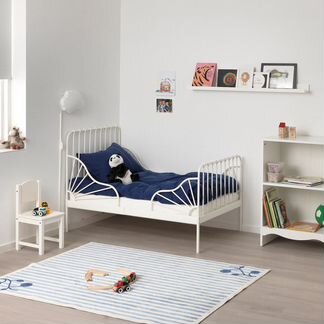 Детская кровать с матрасом IKEA раздвижная